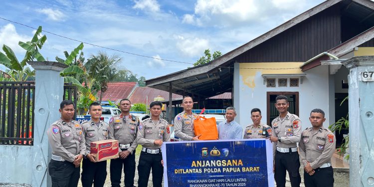 Polda Papua Barat Gelar Anjangsana Sambut HUT Lalu Lintas ke-70