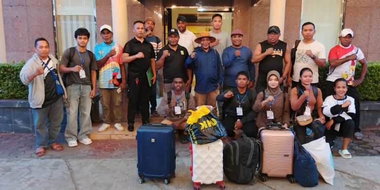 Atlet Cabor Bela Diri  Papua Barat Jalani Puslatda