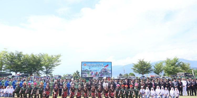 Kapolda Papua Barat Hadiri Upacara HUT TNI ke-79 di Kodam XVIII/Kasuari