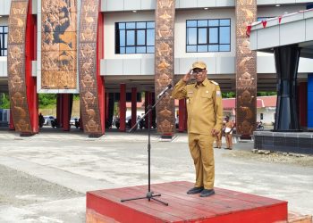 Wabup Mansel  Soroti Kehadiran Pegawai di Apel