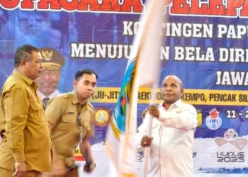 Kontingen PON  Bela Diri Papua Barat Bertolak ke Kudus