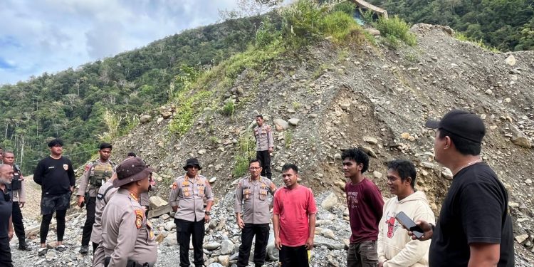 Pastikan Tidak Ada Lagi Alat Berat di Lokasi Tambang Wasirawi, Polda PB Terjunkan Tim Khusus