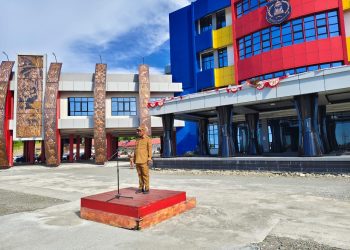 Pimpin Apel Senin, Wabup Mezak Sebut Tingkat Kehadiran Masih di Bawah 50 Persen