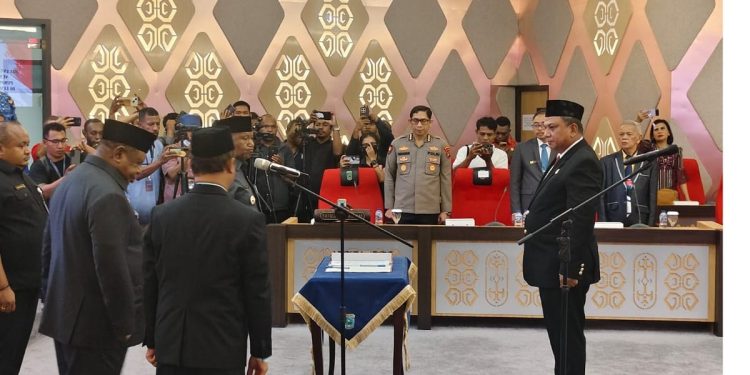 Erwin P.H Saragih Dilantik Jadi Kepala Inspektorat Papua Barat