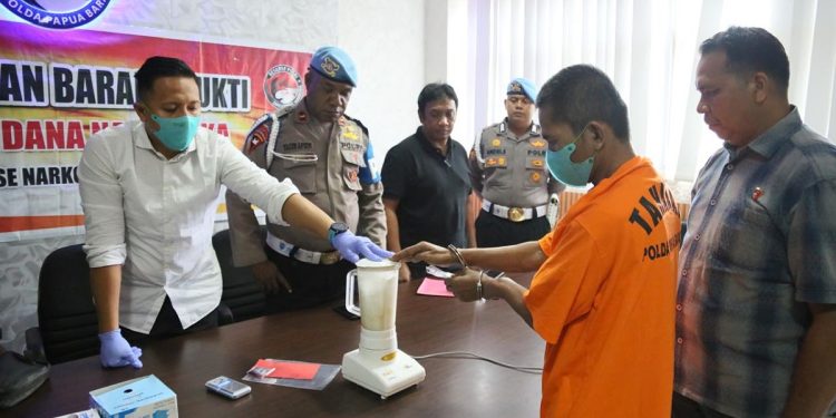Polda Papua Barat Musnahkan 4,80 Gram Shabu