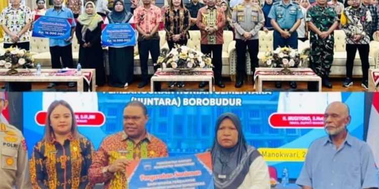 Pemkab Manokwari Cairkan Kompensasi Bagi WargaTerdampak Pembangunan di Borobudur
