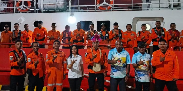 Sukseskan Perayaan 1 Abad Peradaban Orang Papua, SAR Manokwari Siagakan KN SAR 244 Kumbakarna