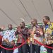 Di Puncak Ibadah Perayaan 1 Abad Peradaban Orang Papua, Burung Merpati Putih Hinggap di Kepala Bupati-Wabup Mansel