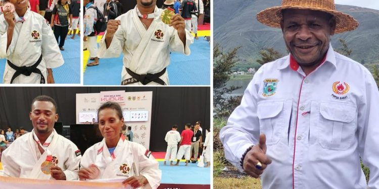 Atlet Kempo Papua Barat Raih Medali Emas dan Perunggu di PON Bela Diri 2025