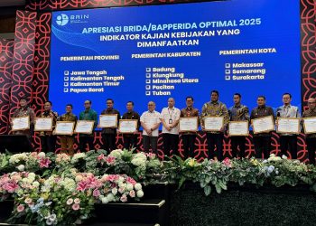 Pemprov Papua Dapat Piagam Penghargaan BRIDA  Optimal 2025