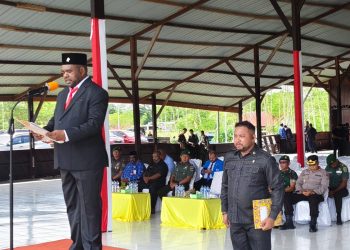 Bupati Mansel Bacakan Pidato Kemenpora di Upacara Peringatan Hari Sumpah Pemuda ke-97