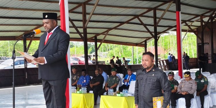 Bupati Mansel Bacakan Pidato Kemenpora di Upacara Peringatan Hari Sumpah Pemuda ke-97