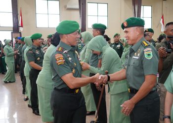 Sebanyak 1.032 Prajurit Kodam Kasuari Dapat Kenaikan Pangkat