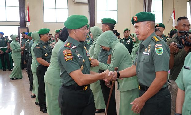 Sebanyak 1.032 Prajurit Kodam Kasuari Dapat Kenaikan Pangkat