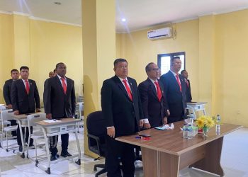 Jajaran Direktorat Reserse Polda Papua Barat Ikuti Pembukaan Digbangpers Online Dari Bareskrim Polri