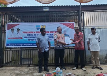 Wagub Mugiyono Resmikan 2 Sumur Bor Bagi Warga Sogun Permai