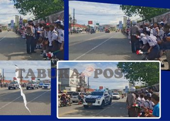 Anak Usia Dini Hingga Masyarakat Antusias Sambut Wapres Gibran dan Istrinya