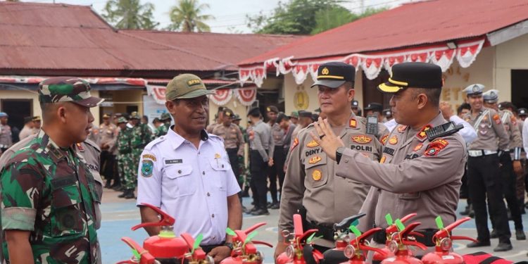 Polres Mansel Apel Kesiapan Tanggap Darurat Bencana Hindrometeoroligi
