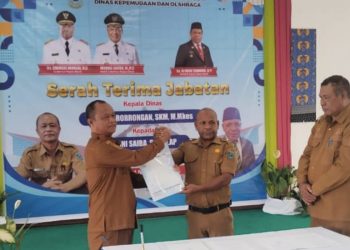 Jabatan Kadispora Papua Barat Diserahterimakan