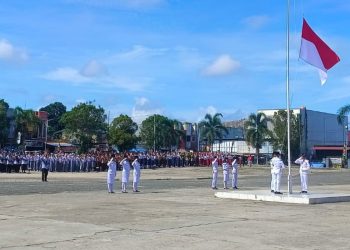 Cuaca Panas, Upacara HGN 2025 di Aimas Berlangsung Khidmat