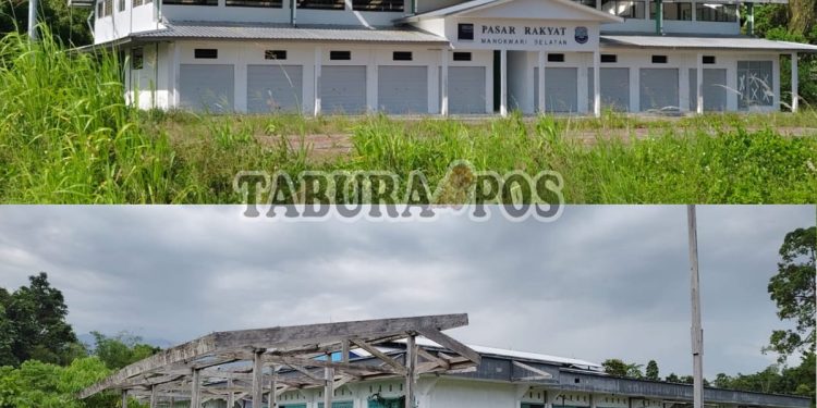 DPRK Mansel Soroti Kondisi Tiga Bangunan Pasar yang Belum Difungsikan