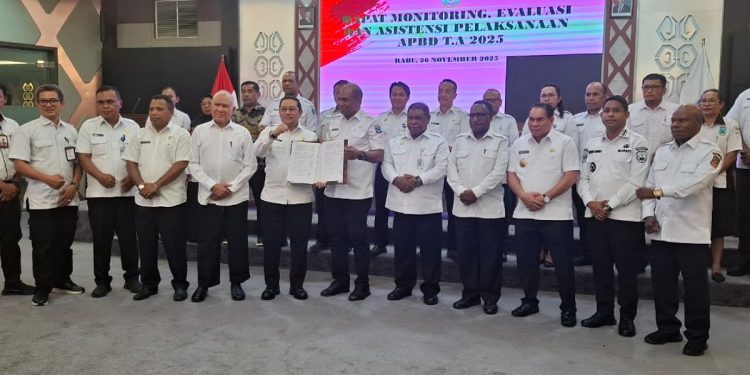 Monev Realisasi APBD Papua Barat T.A 2025 Hanya Dihadiri 4 Bupati