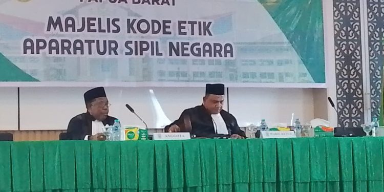 Majelis Kode Etik Jatuhi Putusan PTDH Terhadap Satu ASN Dinkes Papua Barat