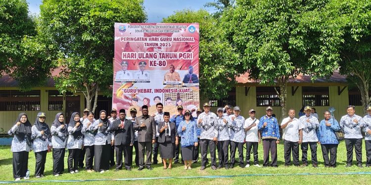 Peringatan HGN ke-80, Bupati Mansel: Tidak Ada Indonesia Kuat Tanpa Guru Hebat