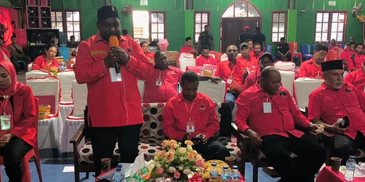 Nakeus Muid Kembali Terpilih Jadi Ketua PDI Perjuangan Pegaf