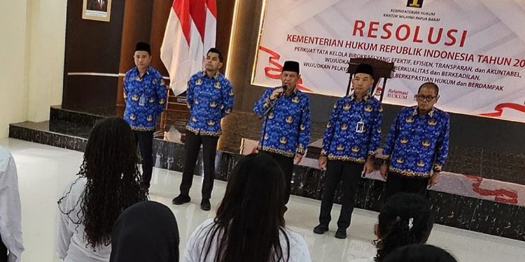 Kanwil Imigrasi Papua Barat Berikan Pembekalan kepada 11 Peserta Magang Program Kemanker