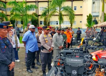 Pastikan Nataru Aman dan Lancar, Polda Papua Barat Kerahkan 575 Personel dan Peralatan Handal