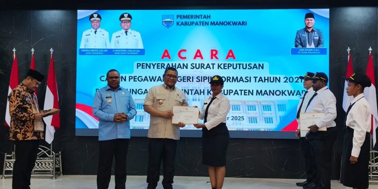 CPNS Formasi 2021 Manokwari Akhirnya Terima SK Pengangkatan