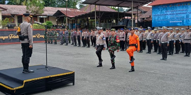 Gelar Operasi Lilin Mansinam, Polresta Manokwari Siap Amankan Nataru 2025-2026