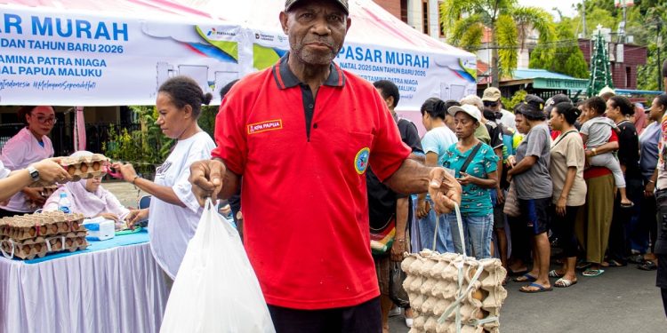 Pertamina Patra Niaga Papua Maluku Hadirkan Pasar Murah, Wujud Kepedulian Sambut Nataru