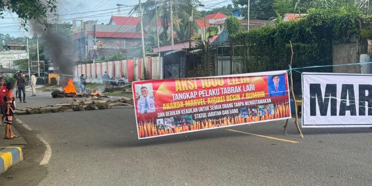 Kembali Blokade Jalan, ORI Papua Barat Dorong Polresta Manokwari Ungkap Kasus Tabrak Lari Marvel Secara Terang