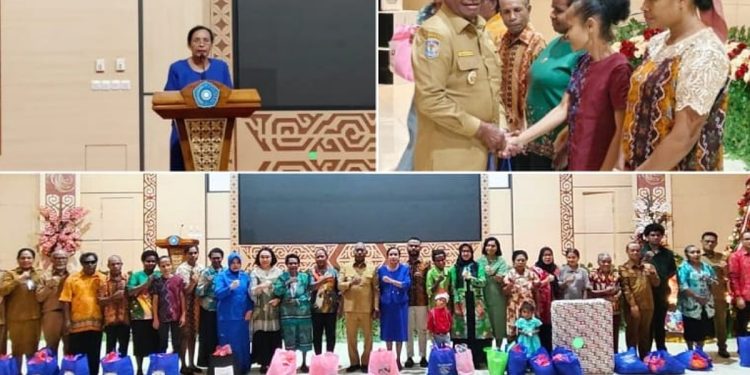 TP PKK, Pembina Posyandu dan Dekranasda Papua Barat Rayakan Natal 2025