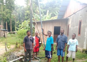 Atasi Krisis Air Bersih, Warga Kampung Yeflio Dapat Bantuan Sumur Bor dari Presiden Prabowo