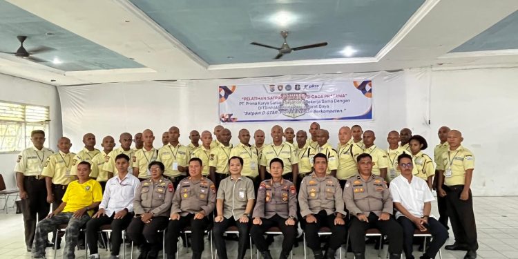 Ditbinmas Polda Papua Barat Daya Resmi Buka Pelatihan Satpam Gada Pratama di Sorong