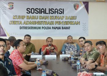 Dit Reskrimum Polda Papua Barat Sosialisasikan KUHP dan KUHAP Baru