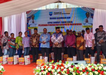 Lepas Sambut Tahun Baru, Bupati Ajak Semua Merasa Memiliki Pemerintahan dan Manokwari