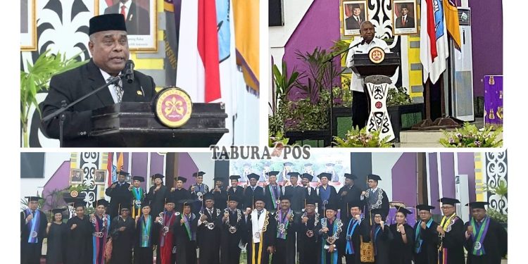 Gubernur dan Kepala LLDikti Saksikan Pengukuhan Guru Besar Hugo Warami
