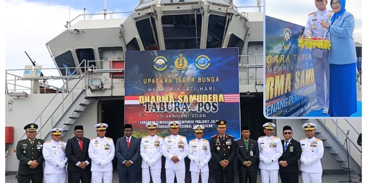 Pangkoarmada III Pimpin Upacara Peringatan Hari Dharma Samudera