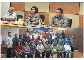 Tatap Muka Bersama Forum Komunikasi Suku Nusantara, Waka Polda PB  Apresiasi Kekompakan Antar Suku di Papua Barat