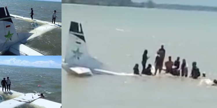 Gagal Take Off, Pesawat Smart Air Mendarat Darurat di Perairan Dekat Bandara Nabire