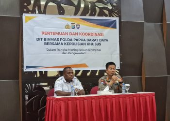Dit Binmas Polda Papua Barat Daya Gelar Pertemuan Koordinasi Kepolisian Khusus