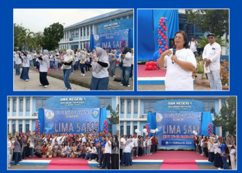 Jelang HUT ke-55, SMKN 1 Kota Sorong Gelar Countdown Bersama Siswa & Alumni Lintas Generasi