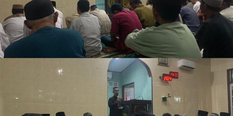 Ratusan Jamaah Antusias Ikuti Sholat Tarawih di Masjid An-Nur Wosi