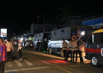 Polda Papua Barat Laksanakan Patroli Operasi Pekat Mansinam Jelang Idul Fitri