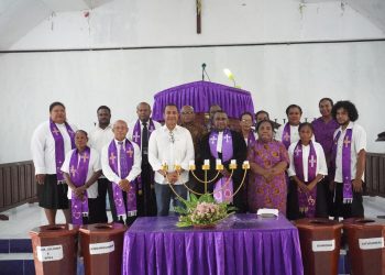 Kapolda Papua Barat Pimpin Ibadah Minggu Raya di Gereja Syalom Andai
