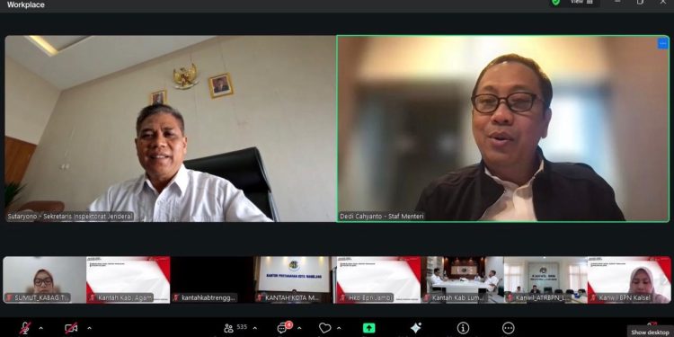 Kementerian ATR/BPN Sosialisasikan Hasil SPI KPK 2025 ke Jajaran untuk Peningkatan Kualitas Layanan dan Tata Kelola Pertanahan